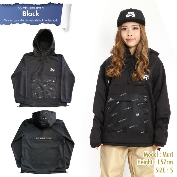REPUBLIC リパブリック CREEP HALF ZIP PULLOVER プルオーバー 18-19