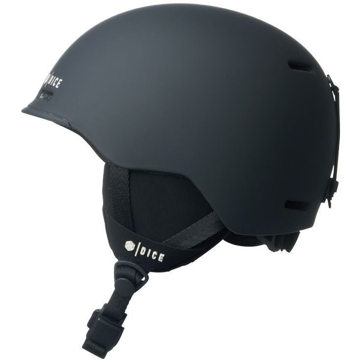 2025 DICE ダイス D6 ヘルメット MBK マットブラック スキー
