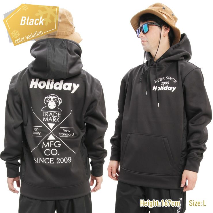 HOLIDAY パーカー HOLIDAY ホリデー BONDING ALLDAY ボンデッドパーカー 19-20 2020 ユニ
