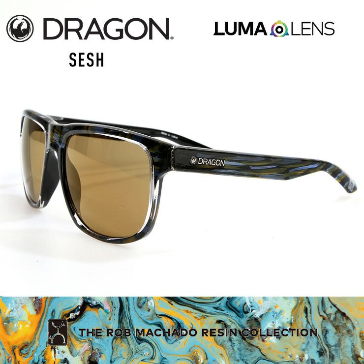 【KT様様】新品・dragon デッドロック ロブマチャド サングラス 正規品 DRAGON ドラゴン サングラス SESH ロブマチャド ルーマレンズ