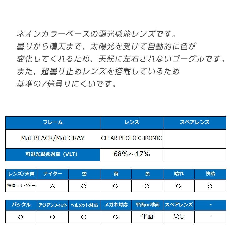 D:RECT ディレクト スノーボード ゴーグル BUGGY:2 カラー：Mat BLACK