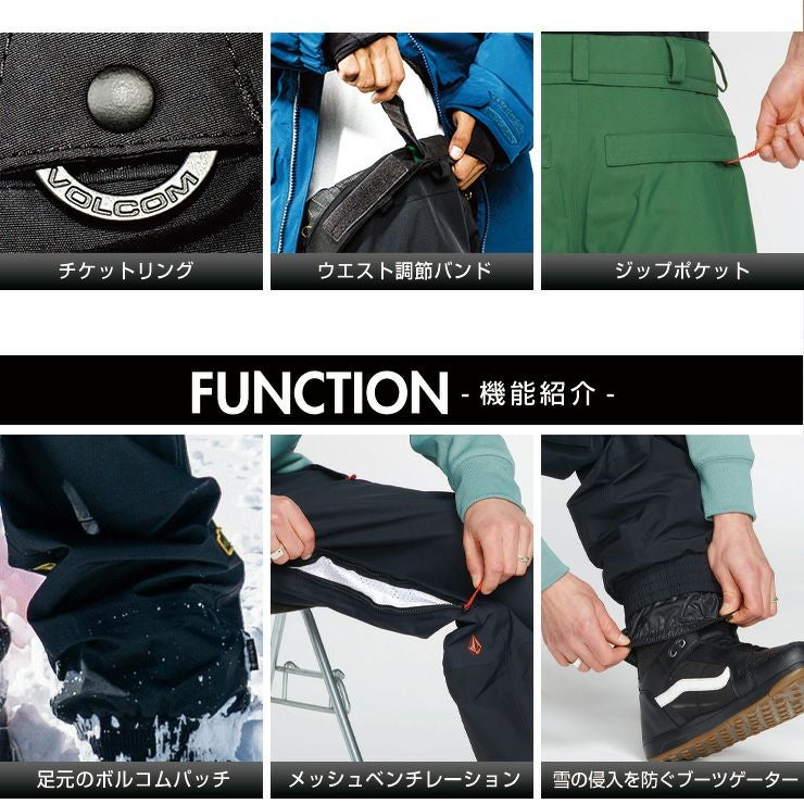 23-24 VOLCOM ボルコム LONGO GORE-TEX PANT ロンゴ ゴアテック