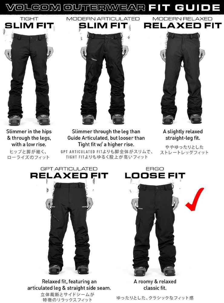 超セール祭!!】23-24 VOLCOM ボルコム LONGO GORE-TEX PANT