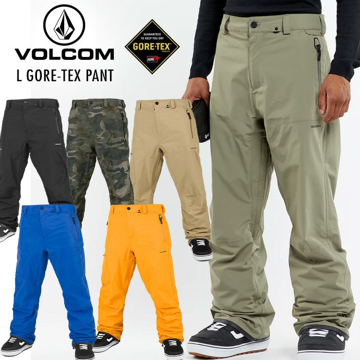 スノーボードパンツ GORE-TEX VOLCOM カーキM PANT VLCMXDUSTBOX スノーボードウェア 45%off VOLCOM（ボルコム） 24モデル スノーボード
