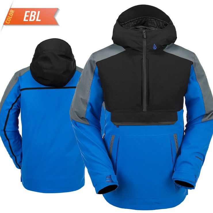 02207-6 volcom ボルコム　スキーウェア　スノボウェア　ブルー 24-25 VOLCOM ボルコム L GORE-TEX JACKET エル ゴアテックス
