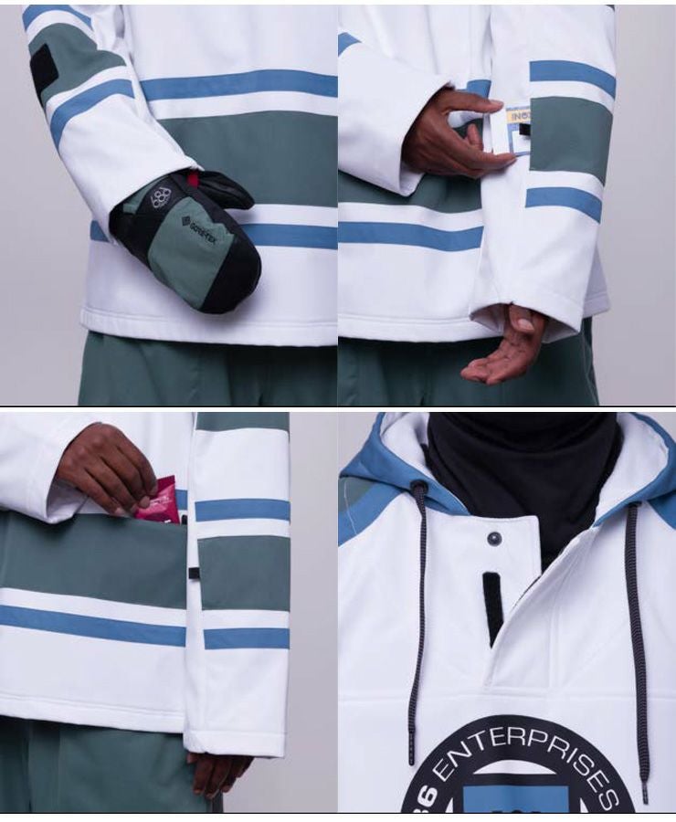 23-24 686 シックスエイトシックス WATERPROOF SLAPSHOT HOODY