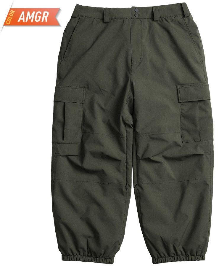 ROME スノーボード カーゴパンツ クリーム色 ROME SDS ◎ 24-25 ROME SDS BAGGY CARGO PANT カラー:KHAKI バギー