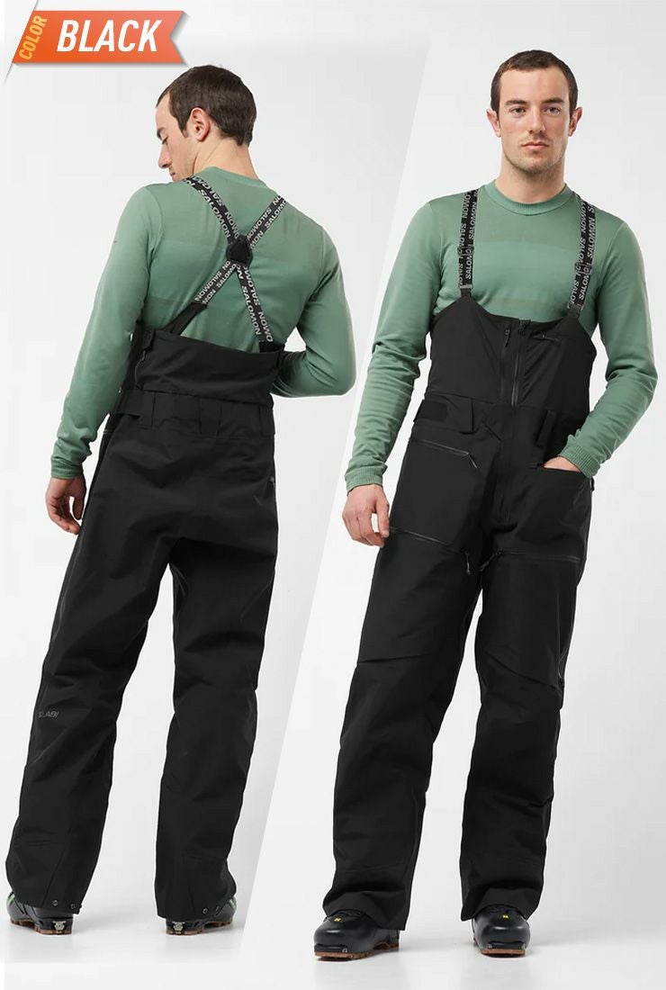 美品 SALOMON スノーボードウェア ビブパンツ スキーウェア XL 24-25 SALOMON サロモン ABSOLUTE BIB アブソリュート ビブパンツ