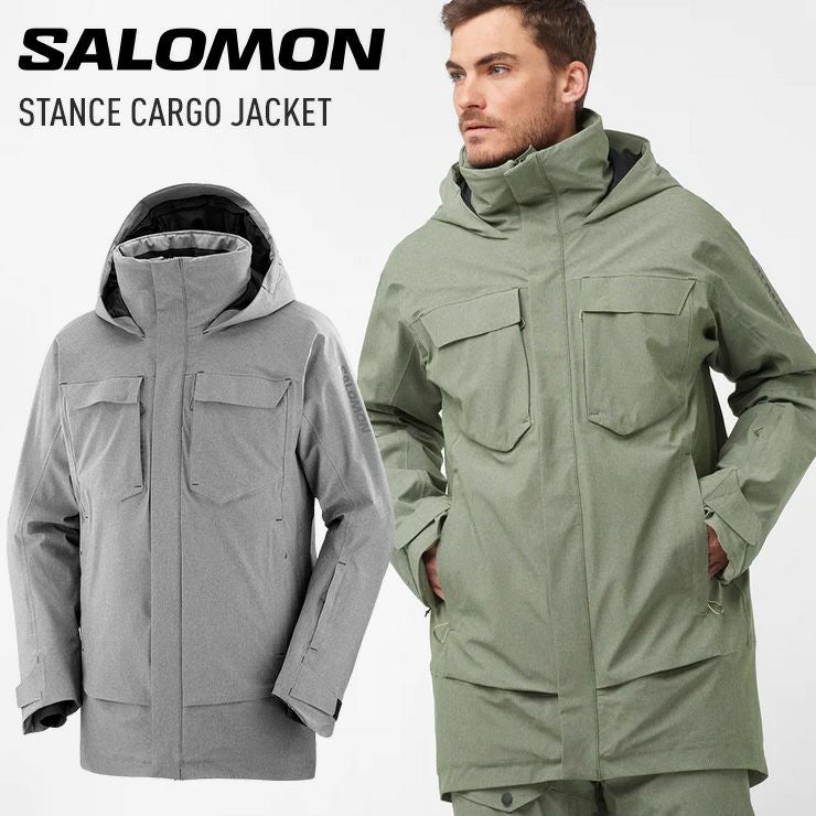 23-24 SALOMON サロモン STANCE CARGO JACKET M スタンスカーゴ