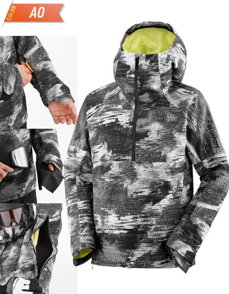 23-24 SALOMON サロモン TRANSFER ANORAK JACKET M トランスファー