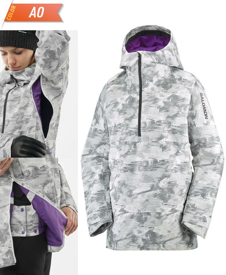 23-24 SALOMON サロモン BASHLEY ANORAK JACKET W レディース スノー