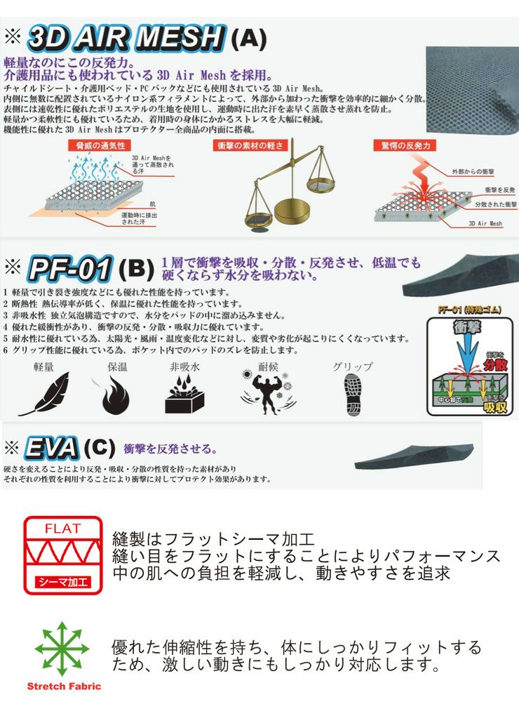 ARK エイアールケイ AR12308 LS HIP PROTECTOR SHORT ヒップ