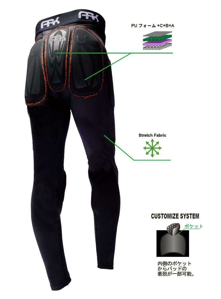ARK エイアールケイ AR12307 LS HIP PROTECTOR LONG ヒップ