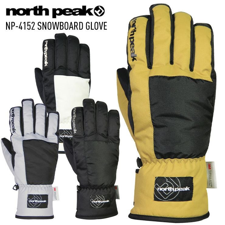 NORTH PEAK ノースピーク NP-4152 GLOVE スノーボード グローブ 5本指