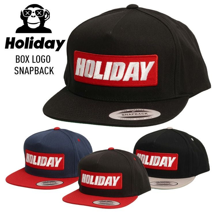 HOLIDAY ホリデー BOX LOGO SNAPBACK CAP ボックスロゴ スナップバック