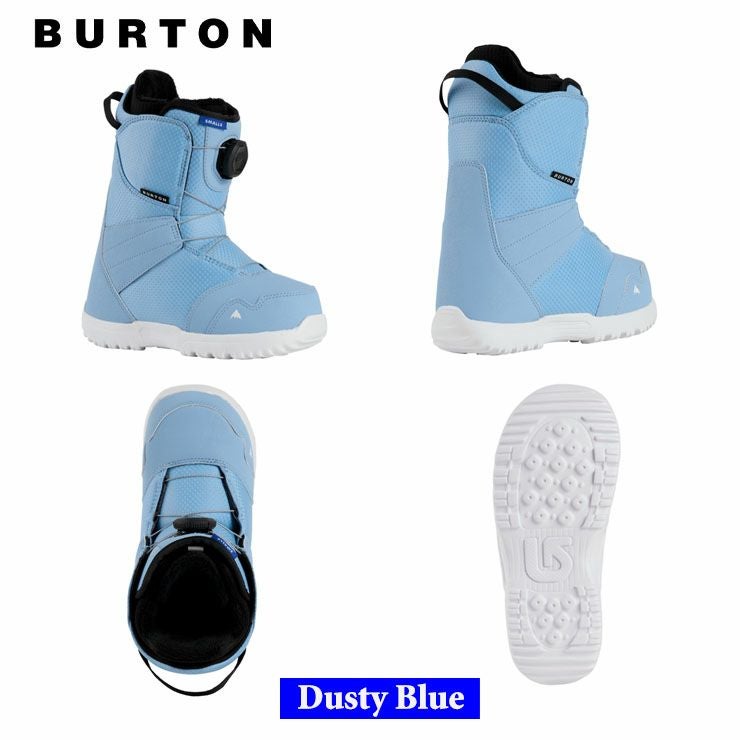 新札幌・美品 / Burton バートン STARSTRUCK BOA レディース 子供 24cm スノーボードブーツ  ソフト スノボ 靴 / No.3746 24-25 2025 BURTON バートン スノーボードブーツ キッズ Kids' Smalls