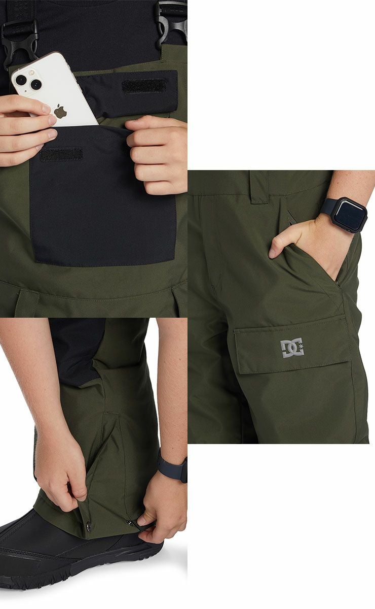 24-25 DC SHOE ディーシー キッズ ROADBLOCK YOUTH BIB - ADBTP03013