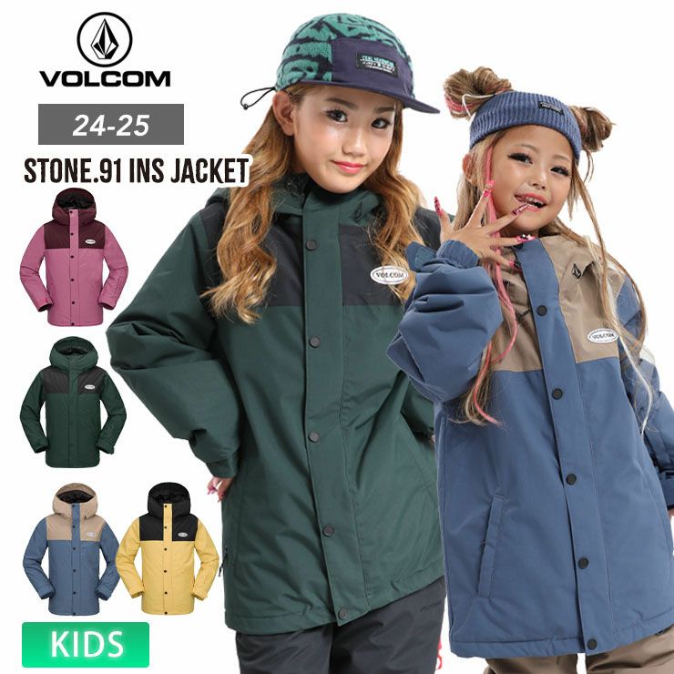 2025 ボルコム キッズストーン.91インサレーテッドジャケット CNB S VOLCOM／ボルコム STONE.91 INS JACKET | JSBCスノータウン