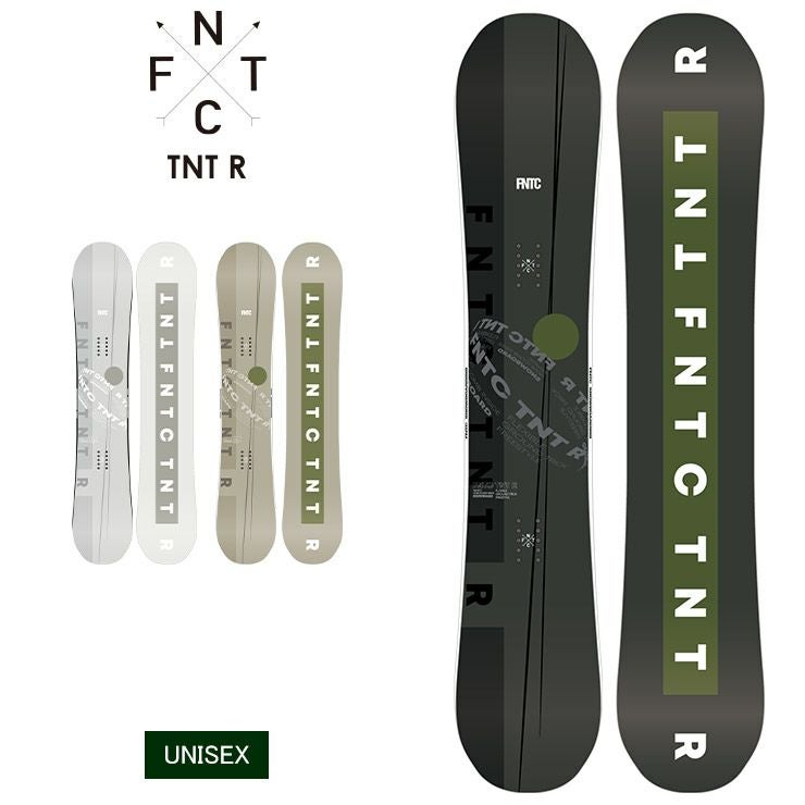 FNTC TNT 148cm スノーボード ワックス済み すぐ滑走可 25-26 FNTC TNT C スノーボード 2点セット エフエヌティーシー LINK