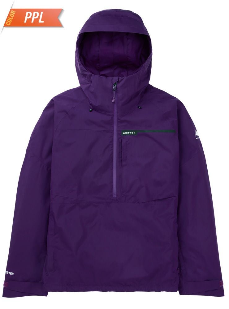 Burton ピローライン GORE-TEX 2L アノラックジャケット メンズ Burton ピローライン GORE-TEX 2L アノラックジャケット