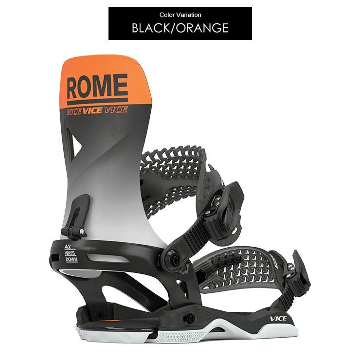 ROME D.O.D. スノーボード ビンディング 24/25モデル　M L D.O.D. - Binding 24/25 | Rome Snowboards 公式