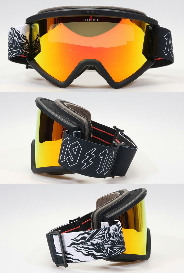 【新品】【半額】ELECTRIC　スノーゴーグル（定価18000円）2023モデル ハイコントラストレンズ 広角視野モデル スノーゴーグル UVカット
