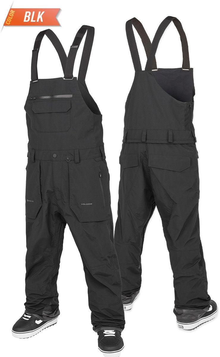 VOLCOM ボルコム RAIN GORE-TEX BIB overall 黒L Rain Gore-Tex Bib Overall - Black - Men - Volcom EU - 2 Years
