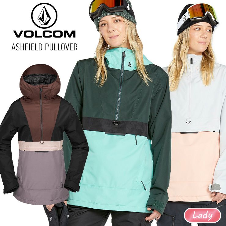 24-25 VOLCOM ボルコム ASHFIELD PULLOVER スノーボード プルオーバー
