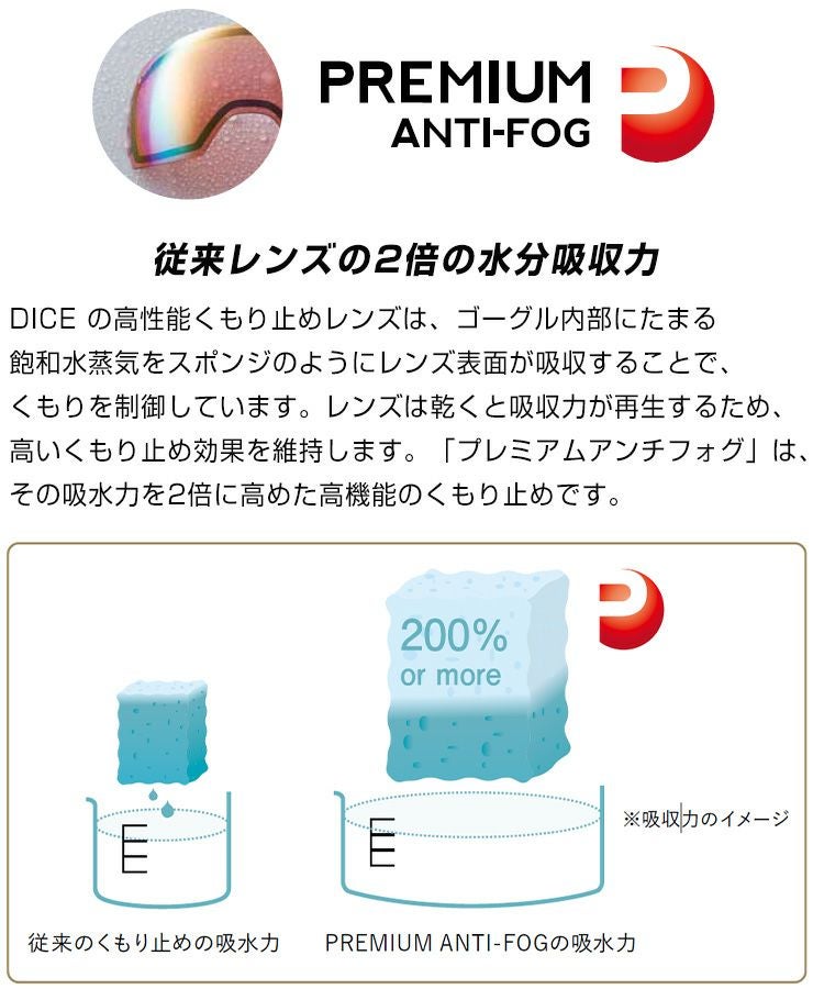 2025 DICE ダイス BANK バンク スノーボード ゴーグル BK45190 カラー