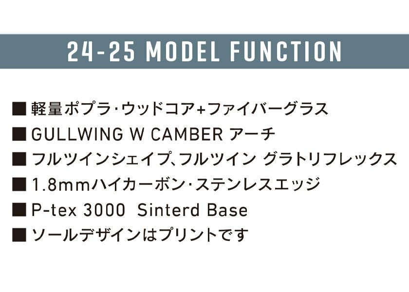 無料ワックスサービス有】24-25 2025 GRAY グレイ SHRED シュレッド
