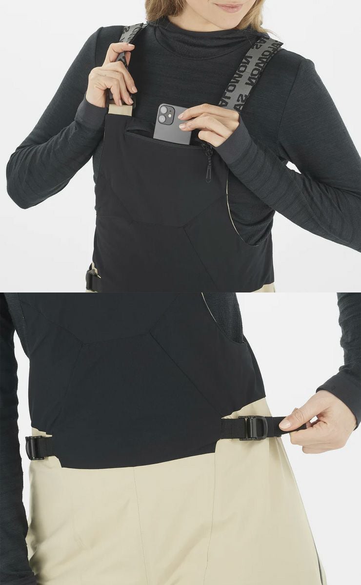 24-25 SALOMON サロモン ABSOLUTE BIB W アブソリュート ビブパンツ
