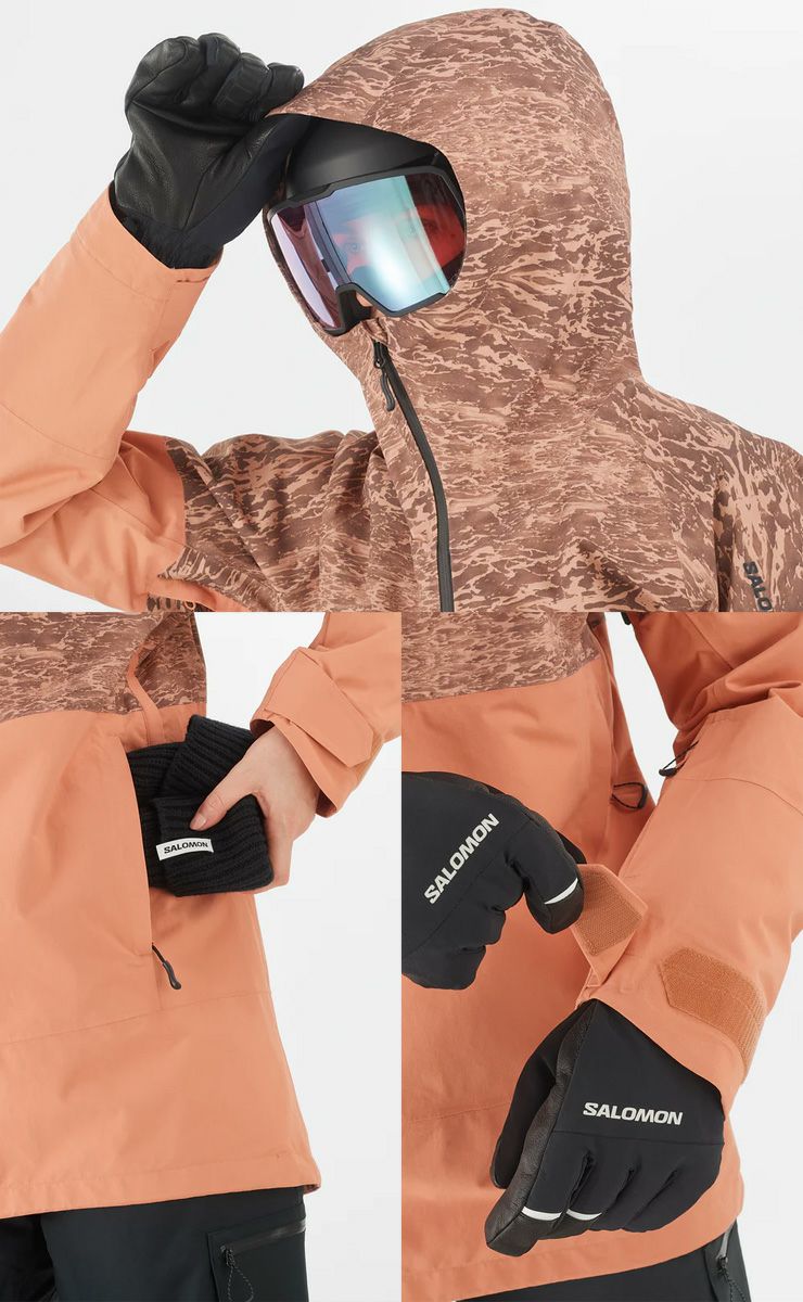 24-25 SALOMON サロモン BASHLEY ANORAK JACKET W バシュリー パフ