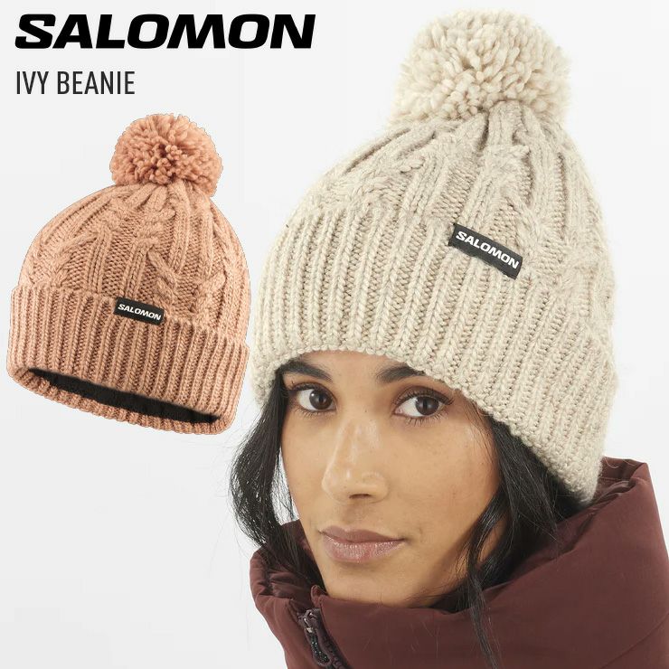 正規品 24-25 SALOMON サロモン IVY BEANIE アイビー ビーニー ニット