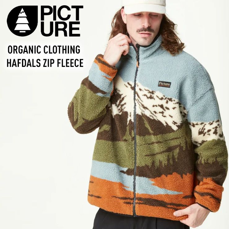 超セール祭!!】PICTURE ピクチャー HAFDALS ZIP FLEECE マウンテン 柄