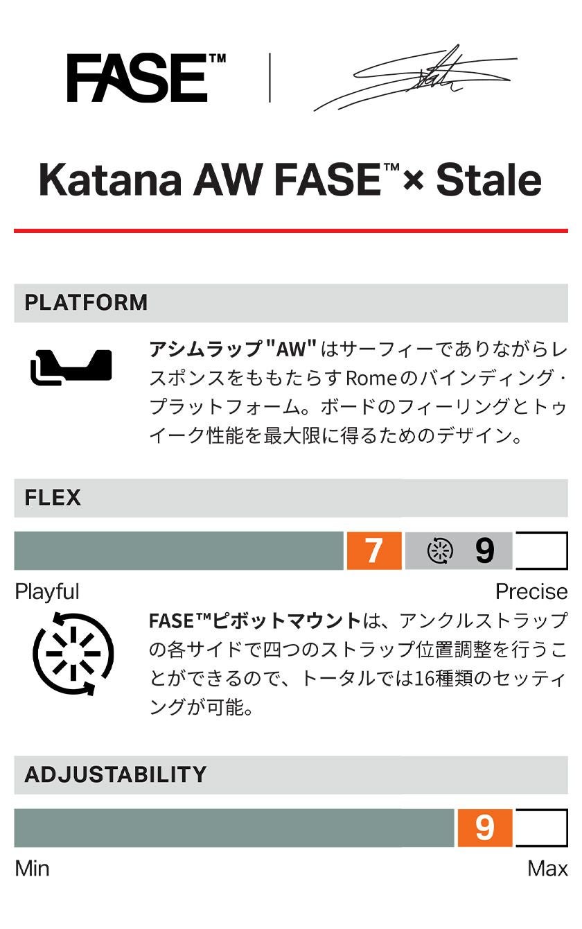 25-26 2026 ROME ローム KATANA AW FASE×STALE カタナ フェーズ