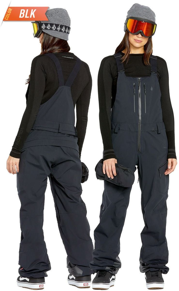 Volcom ボルコム スノーボード ビブパンツ ブラック オーバーオール 24-25 VOLCOM ボルコム VS 3L STRETCH GORE BIB OVERALL ストレッチ