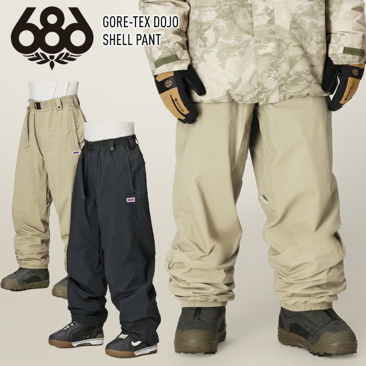 スノーボード 25-26 686 MENS GORE-TEX DOJO SHELL PANT 楽天市場】2025-26 686 MENS GORE-TEX DOJO SHELL PANT Sage シックス