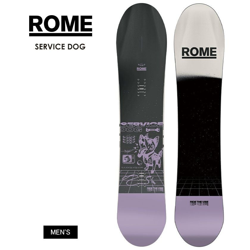 無料ワックスサービス有】25-26 2026 ROME ローム SERVICE DOG