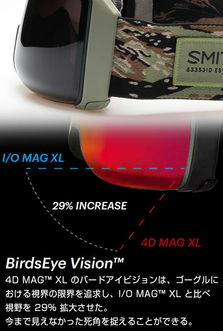 超セール祭!!】2026 SMITH スミス スノーボード ゴーグル 4D MAG XL