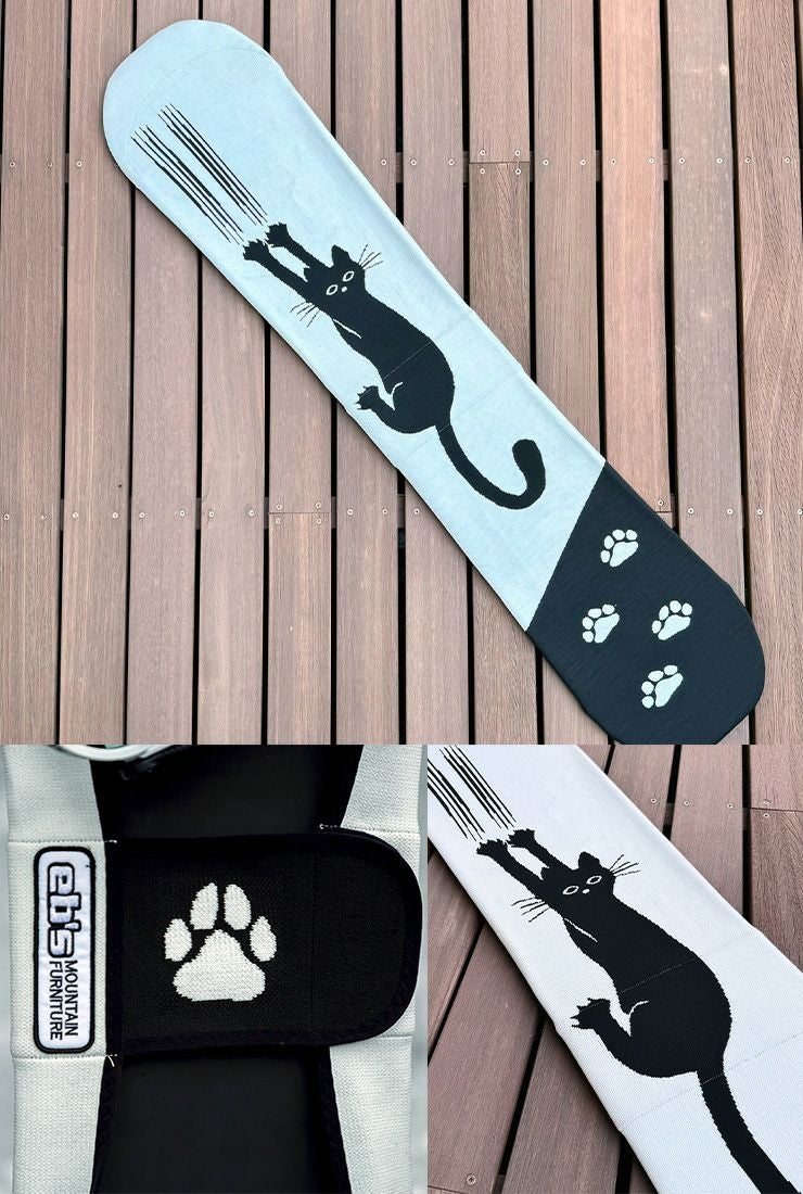 スノーボードカバー付き スノーボードケース ソールカバー エッヂガード 135〜165cm : ACTOUT