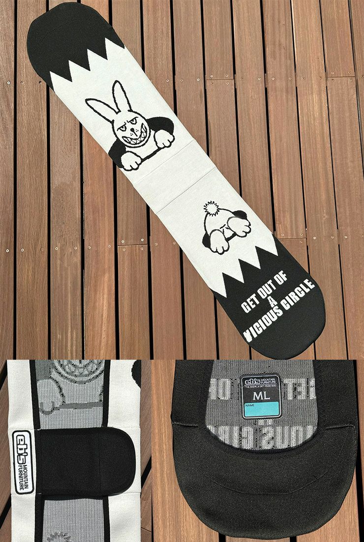 正規品 25-26 eb's エビス KNIT COVER ニットカバー スノーボード