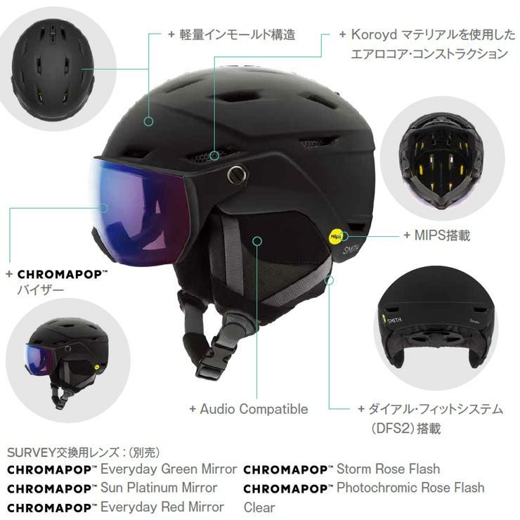 2026 SMITH スミス Survey MIPS サーベイミップス スノーボード