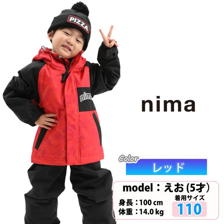 25-26 nima ニーマ スノーボード ウェア キッズ トドラー JR-1654 上下