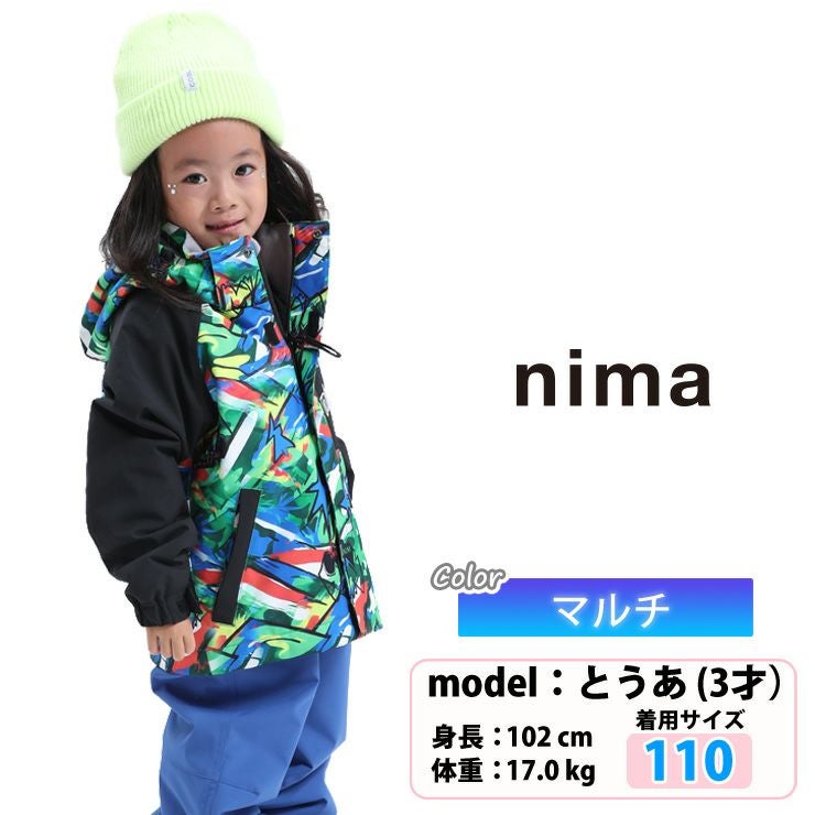 25-26 nima ニーマ スノーボード ウェア キッズ トドラー JR-1654 上下