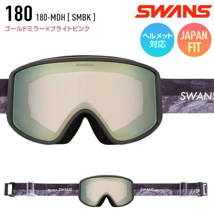 SWANS】スワンズ スノーゴーグル HELI ターボファン付きモデル SWANS