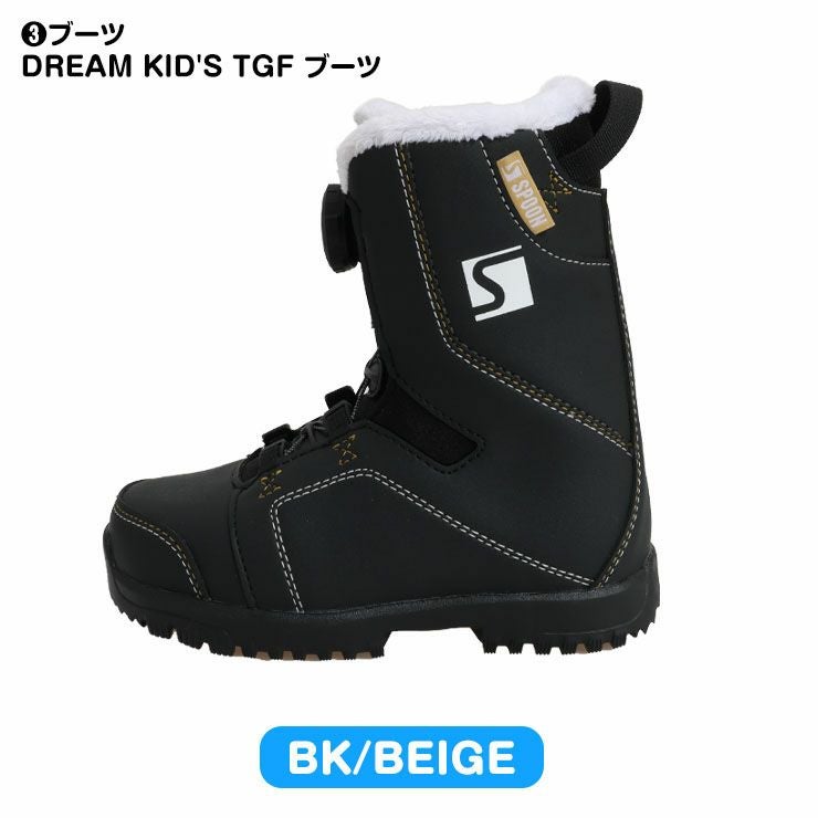 キッズ スノーボード3点セット】SPOON BOMBER スノーボード ＆ PH-05