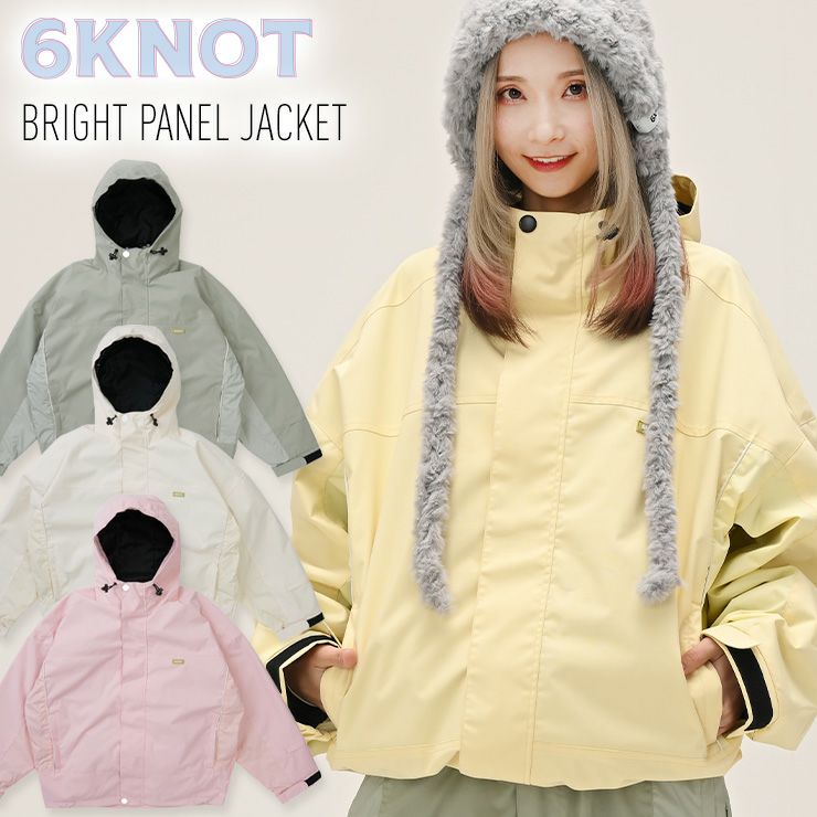 2026 6KNOT シックスノット BRIGHT PANEL JACKET ブライトパネル