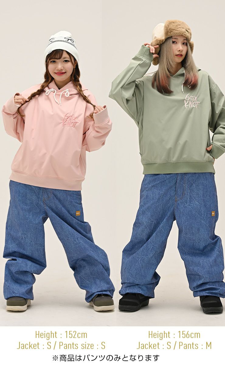 超セール祭!!】2026 6KNOT シックスノット BUGGY PANTS バギーパンツ