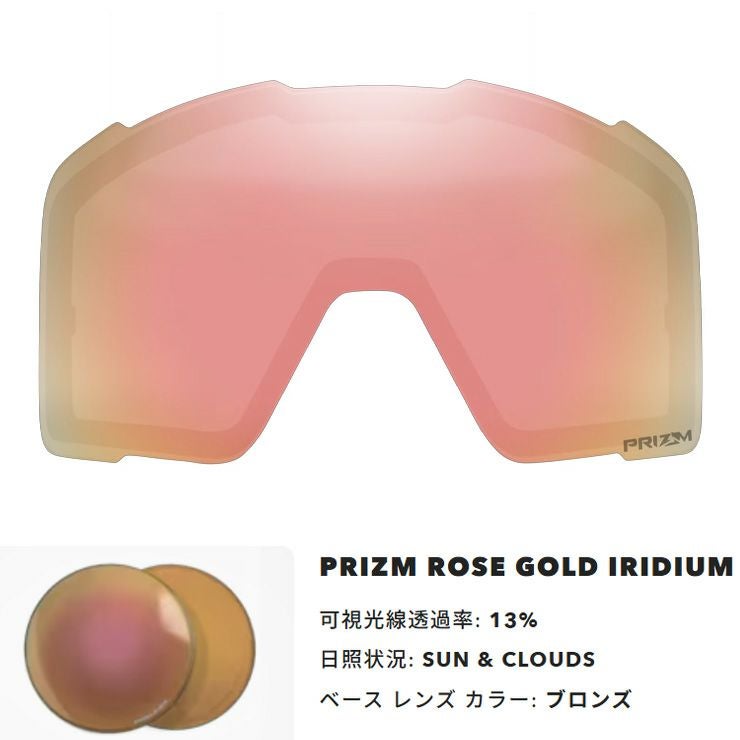 オークリーラインマイナーL　PRIZM 未使用　ローズゴールド 25-26 2026 OAKLEY オークリー LINE MINER M ラインマイナー PRIZM