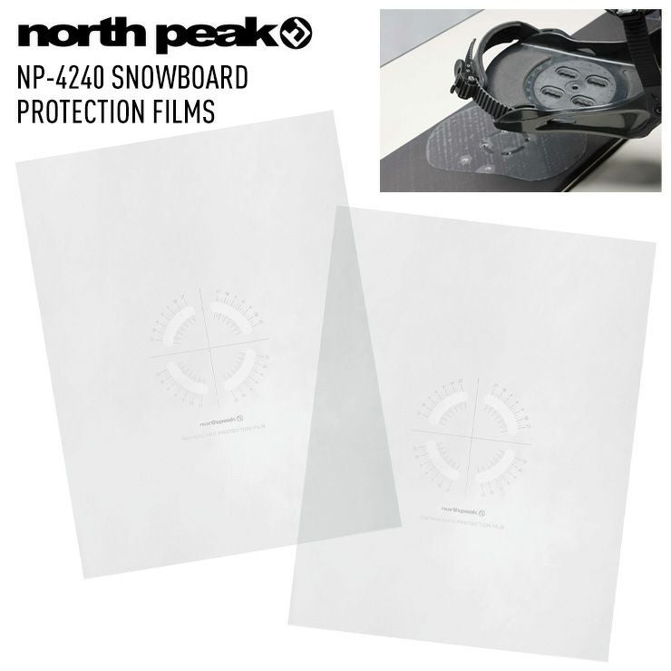 NORTH PEAK ノースピーク スノーボードプロテクションフィルム 2枚1組